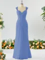 Sheath/Column Timeless Straps Floor-Length Chiffon Mother of the Bride Dress With Beading