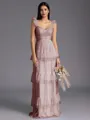 Timeless A-line Sweetheart Cascading Ruffles Floor-Length Bridesmaid Dress