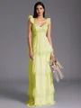 Timeless A-line Sweetheart Cascading Ruffles Floor-Length Bridesmaid Dress