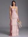 Timeless A-line Sweetheart Cascading Ruffles Floor-Length Bridesmaid Dress