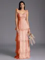 Timeless A-line Sweetheart Cascading Ruffles Floor-Length Bridesmaid Dress