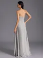 Gracious A-line Sweetheart Pleated Floor-Length Chiffon Bridesmaid Dress