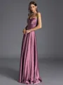 Opulent A-line Sweetheart Pleated Floor-Length Silk like Satin Bridesmaid Dress