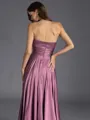 Opulent A-line Sweetheart Pleated Floor-Length Silk like Satin Bridesmaid Dress