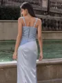 Unforgettable Sheath Straps Pleated Court Train Prom Dress