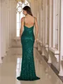 Resplendent Sheath V-Neck Appliques Lace Sweep Train Corset Prom Dress