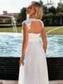 Classic A-line Sweetheart Appliques Lace Floor-Length Chiffon Wedding Dress