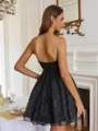 Charming Ball-Gown Sweetheart Appliques Lace Short/Mini Lace Corset Homecoming Dress