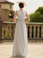 Gorgeous Sheath V-Neck Ruffles Floor-Length Chiffon Mother of the Bride Dress