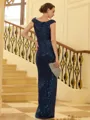 Magnificent Sheath/Column Ruched V-Neck Sleeveless Floor-Length Mother of the Bride Dresses