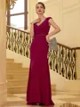 Exquisite Sheath/Column Stretch Crepe Beading V-Neck Sleeveless Floor-Length Mother of the Bride Dresses