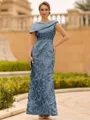 Immaculate Sheath Scoop Pleated Floor-Length Satin Mother of the Bride Dress