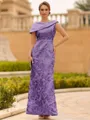 Immaculate Sheath Scoop Pleated Floor-Length Satin Mother of the Bride Dress