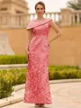 Immaculate Sheath Scoop Pleated Floor-Length Satin Mother of the Bride Dress