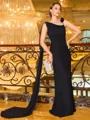 Modest Sheath Straps Flower Floor-Length Chiffon Corset Mother of the Bride Dress