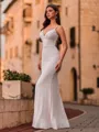 Glamorous Sheath V-Neck Floor-Length Prom Dress