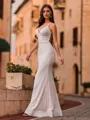 Glamorous Sheath V-Neck Floor-Length Prom Dress