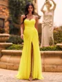 Glamourous Sheath Sweetheart Pleated Sweep Train Tulle Corset Prom Dress