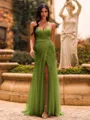 Glamourous Sheath Sweetheart Pleated Sweep Train Tulle Corset Prom Dress