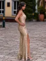 Exquisite Sheath Halter Floor-Length Corset Prom Dress