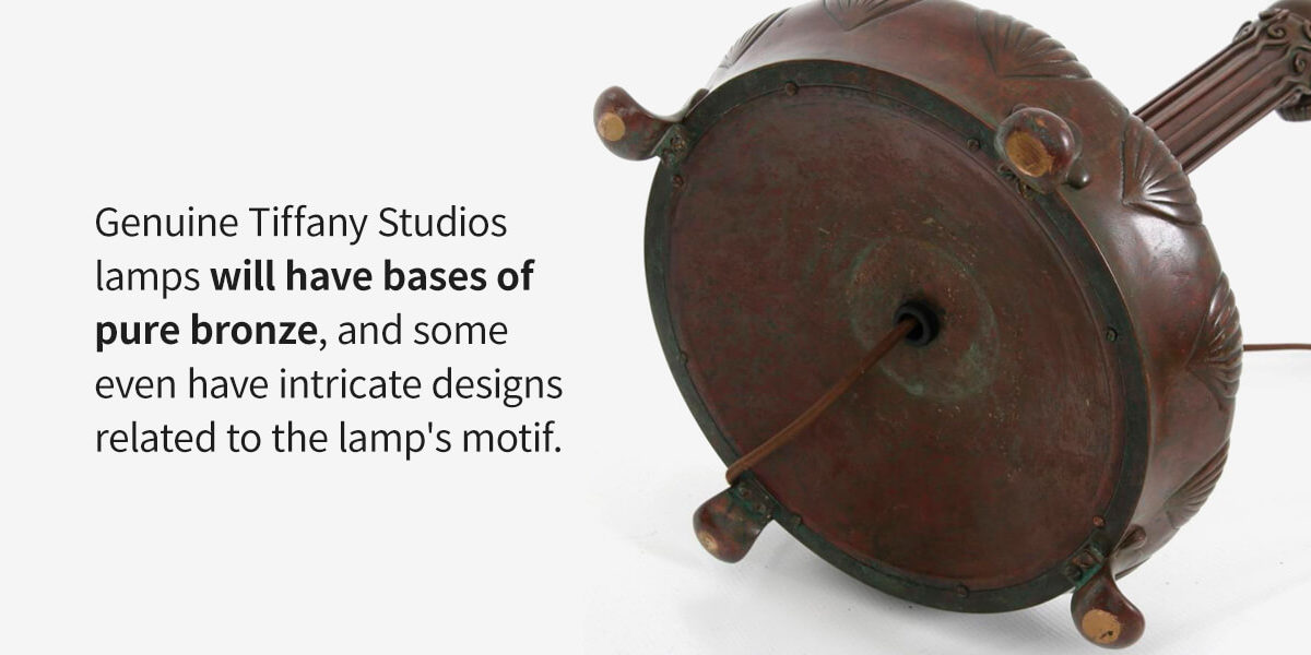 Tiffany Studios Lamp bronze base