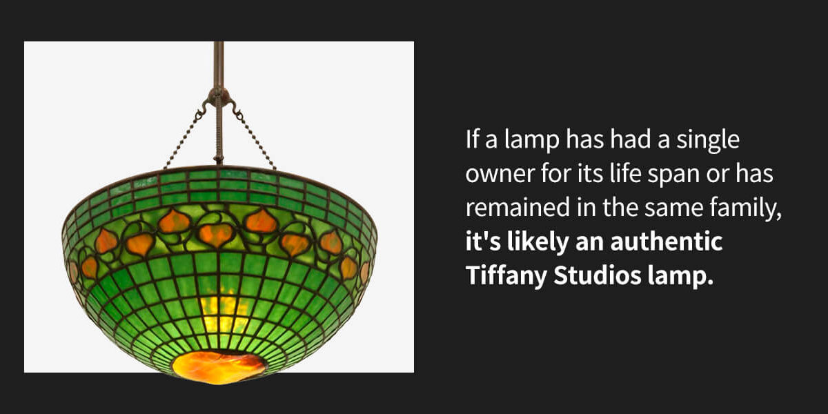 authentic Tiffany Studios Lamp