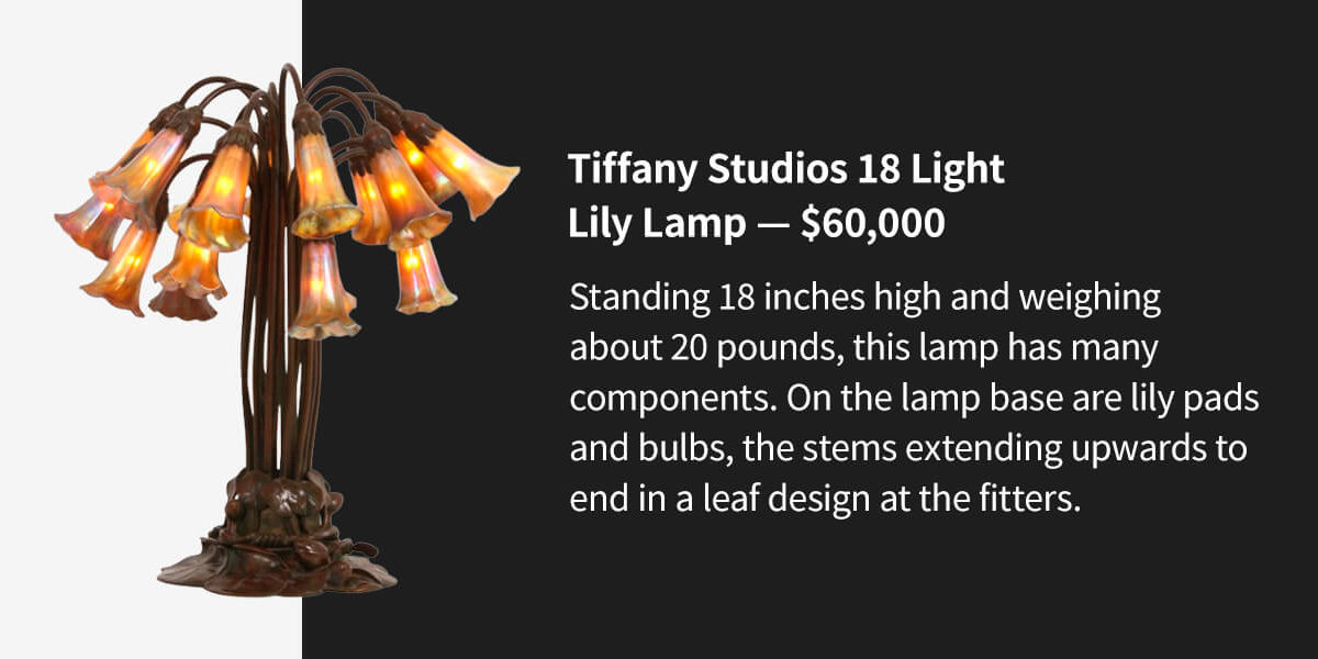 Tiffany Studios 18 Light Lily Lamp