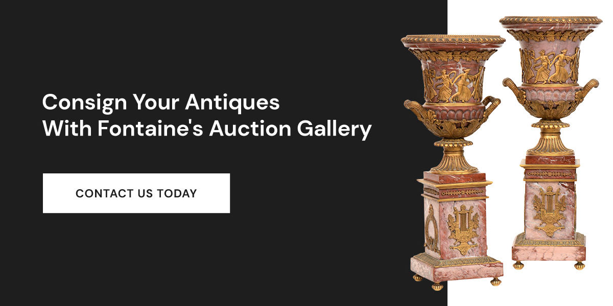 contact us to auction your antiques