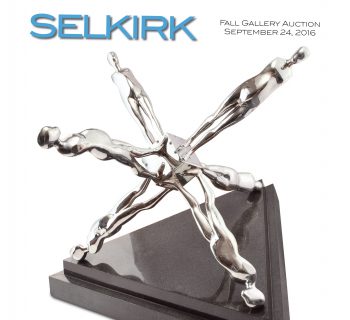 Auction Catalog Cover - Ernest Trova sculpture