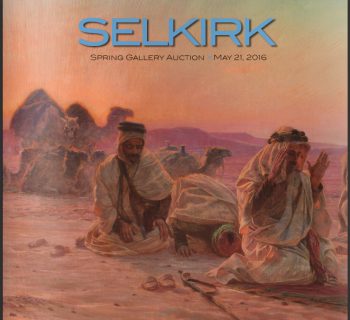 Auction Cover - Evening Prayers, a painting by Otto Pilny