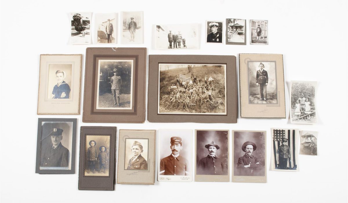 MILITARY, POLICE, AND BOY SCOUT PHOTOGRAPHS