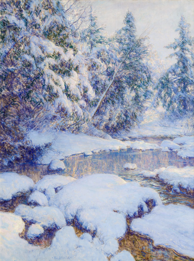 Photograph of an oil painting by WALTER LAUNT PALMER