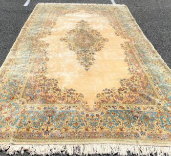PALACE SIZED PERSIAN KERMAN HAND KNOTTED RUG WITH 200+ KPSI – 9.0 x 15.9