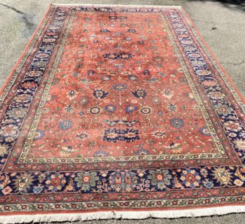 ANTIQUE PERSIAN SAROUK HAND KNOTTED RUG – 8.10 x 14.11
