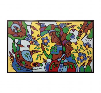 Norval Morrisseau’s “Remembering the Place of Summer’s Harvest” Original