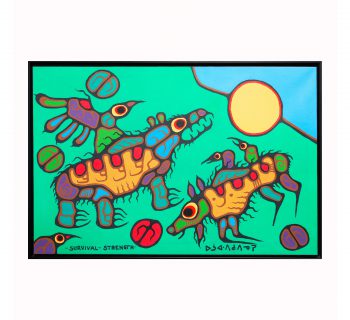 Norval Morrisseau’s “Survival – Strength” Original