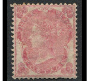Great Britain 1862 #37 A12 3 Pence Pale Rose
