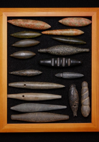 Lot 200: A Group of California Plummet/Charm Stones $1,000-$1,500 Sold: $5,312.50