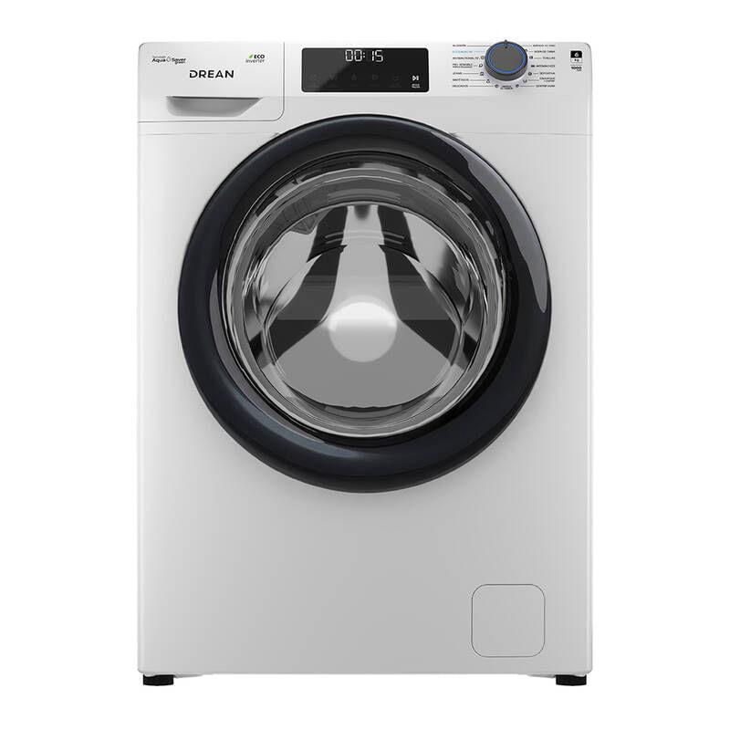 Lavarropas Carga Frontal Drean 6 Kg 1000 Rpm Inverter Blanco Lcfdr0610lb1