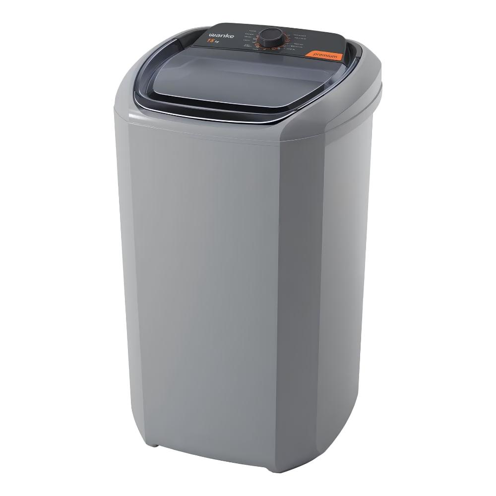 Lavarropas Semiautomatico Premium 15 Kg Wanke Lwbe150t3ears Gris