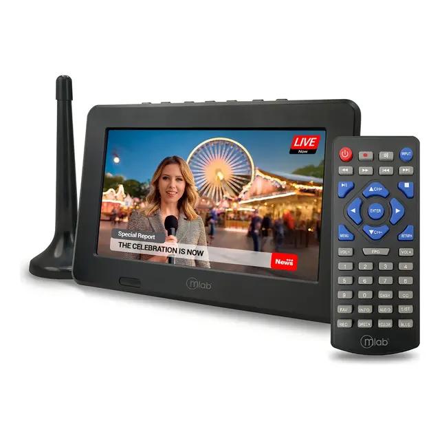 Televisor Color Digital Portatil 7 Pulgadas Mlab Recargable