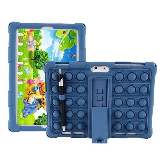 Tablet Inteligente 10 Pulgadas 32gb Rom, 2 Gb Ram + Funda Color Azul