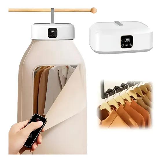 Secadora Portatil Plegable Para Ropa Con Temporizador Blanco