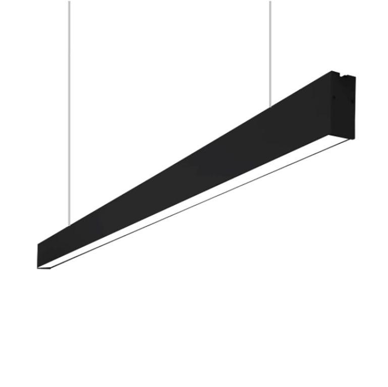 Luminaria lineal LED 32W Negro Blanco Neutro 2560lm 100-240V
