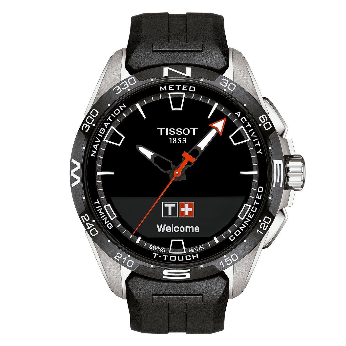 Reloj Digital T-Touch Connect Solar Acero Negro