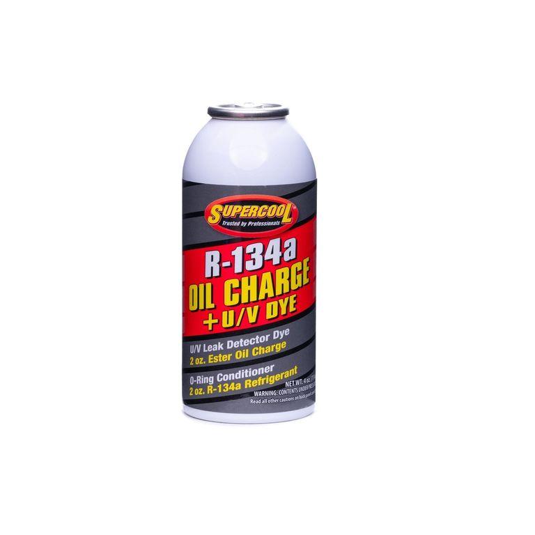 Carga aceite ESTER con tinte UV detector de fuga y R134a 4oz