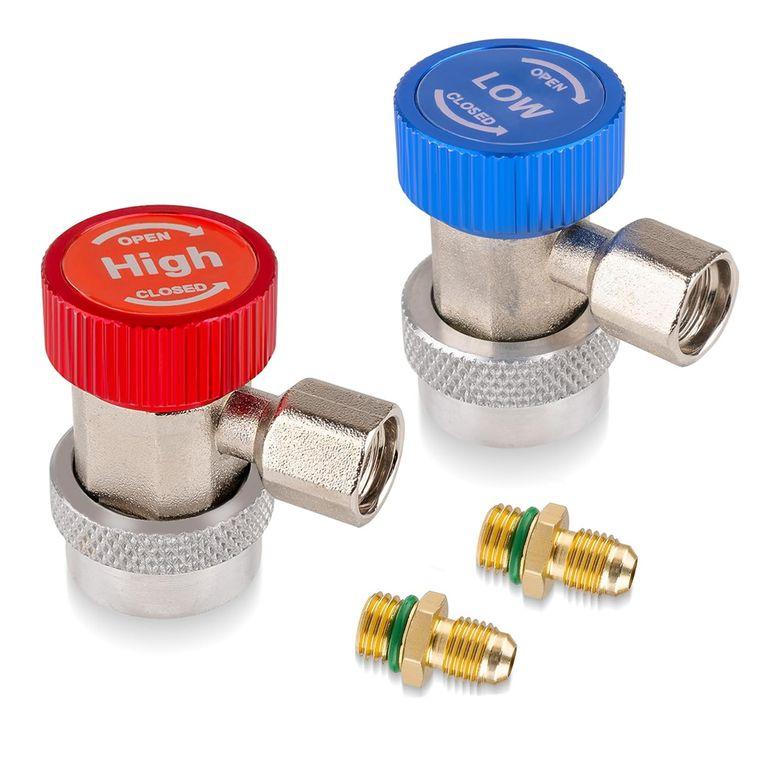 Adaptador Acoples Rapido R134a Aire Acondicionado Automotriz