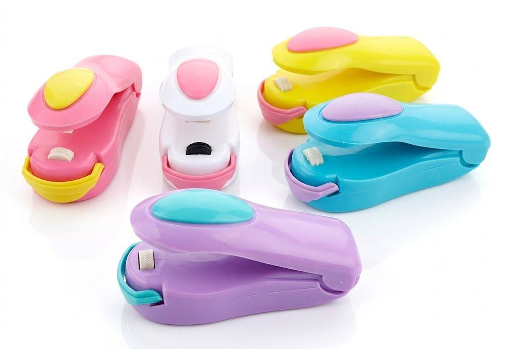 Mini Selladora Termica Portatil funciona 2 Baterias AA