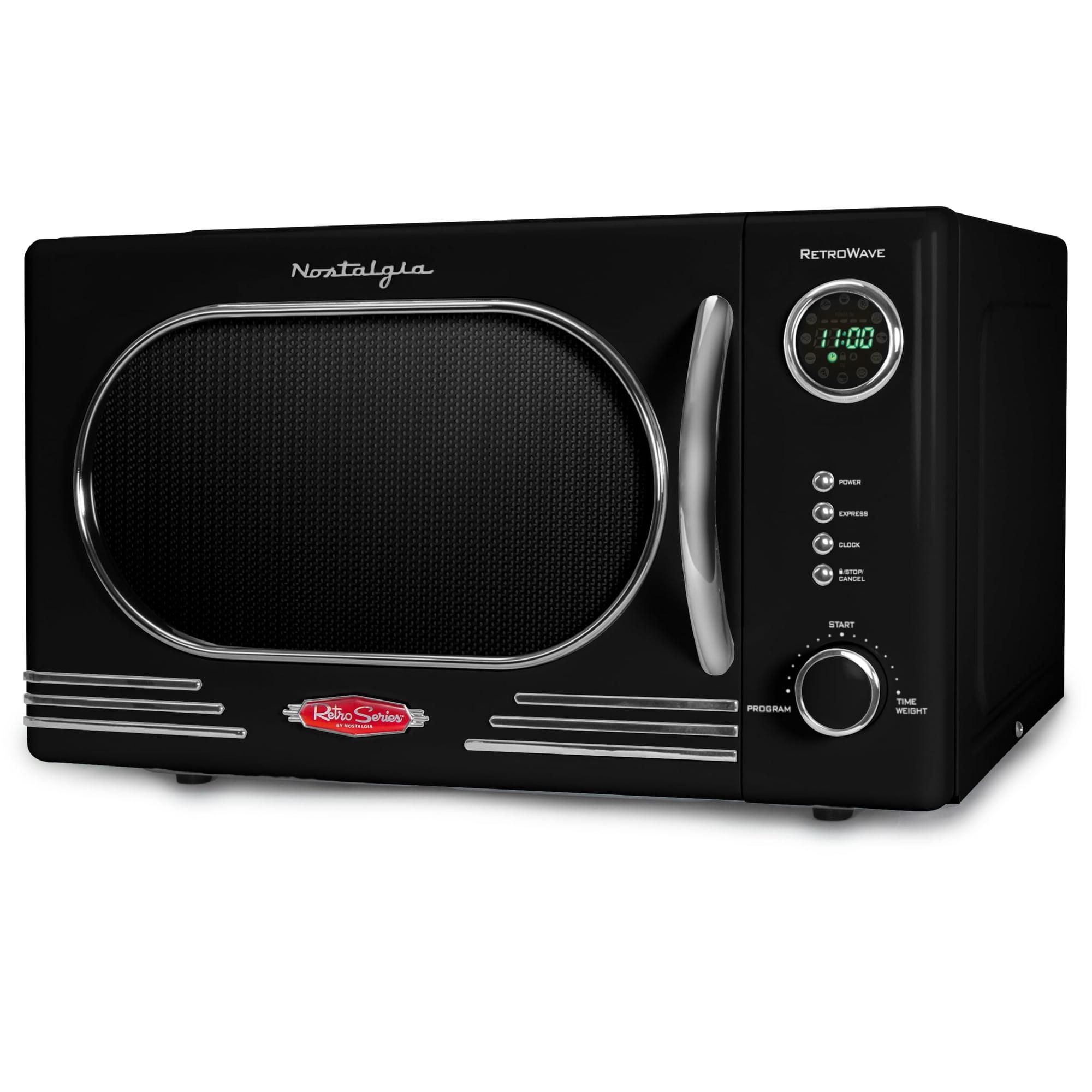 Horno microondas Nostalgia NRMO11BK6A 1.1 pies cubicos 1000 W negro