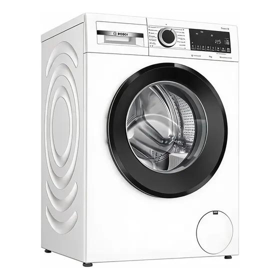 Lavadora Serie 6 Bosch 9 Kg Carga Frontal Blanco